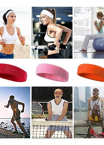  Beden Renk Çok Renkli Pilates Saç Bantları tek renk fiyatıdır