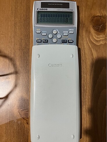 Canon hesap makinası