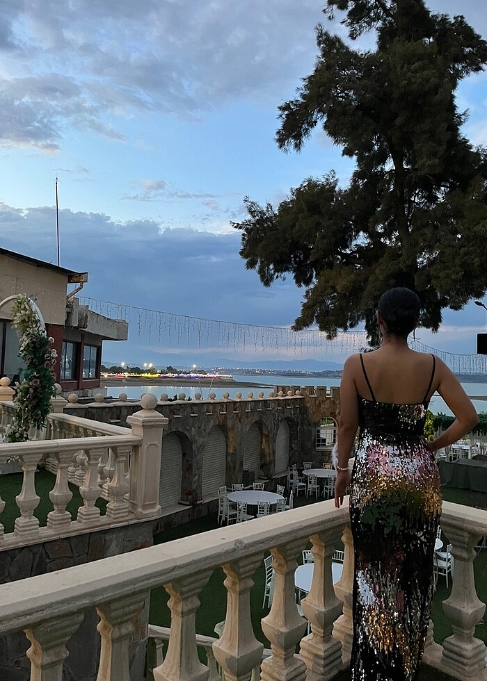 Abiye payetli elbise- Romence marka - Görsel 2