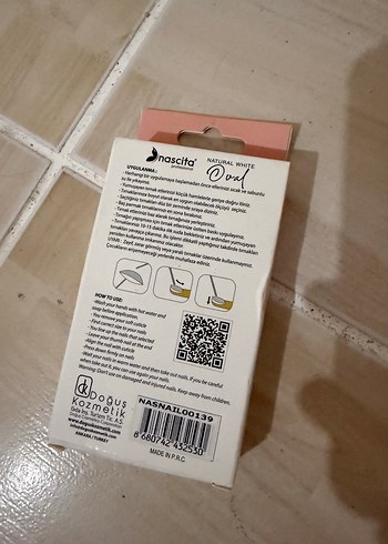 Nascita Oval Beyaz Takma Tırnak 36'lı - Görsel 2