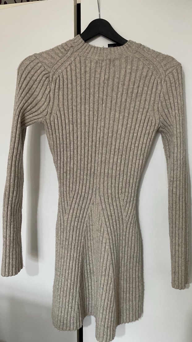 Gri elbise - Görsel 3