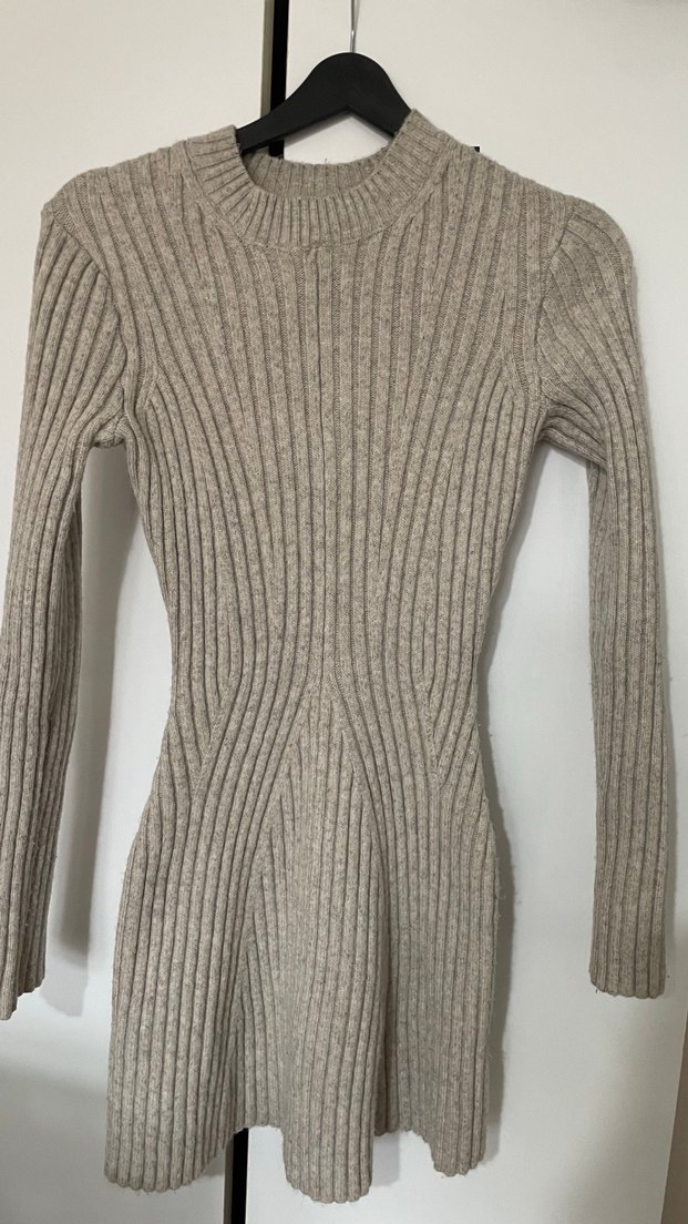 Gri elbise - Görsel 2