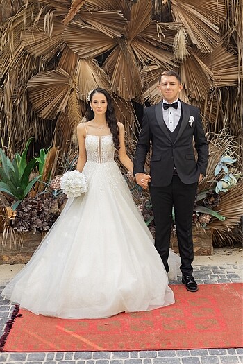 Alfabeta Bir kez kullanıldı gayet iyi Ns sposa markalı gelinlik