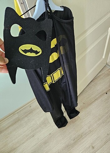 8 Yaş Beden siyah Renk Batman kostümü