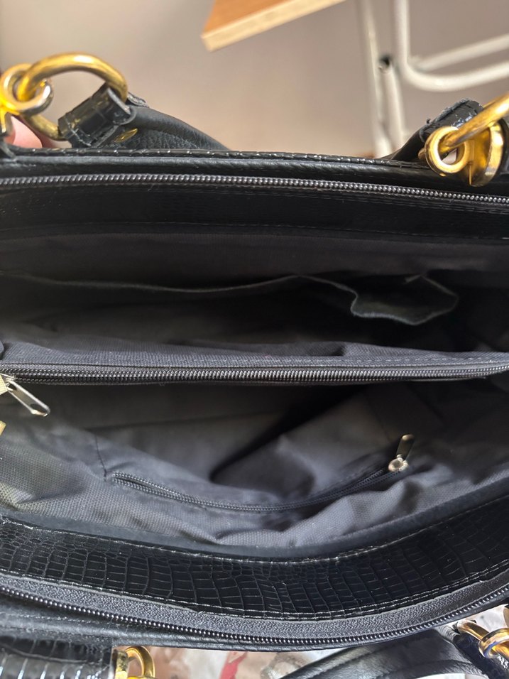 Siyah Deri Gucci Kadın Çanta - Görsel 4