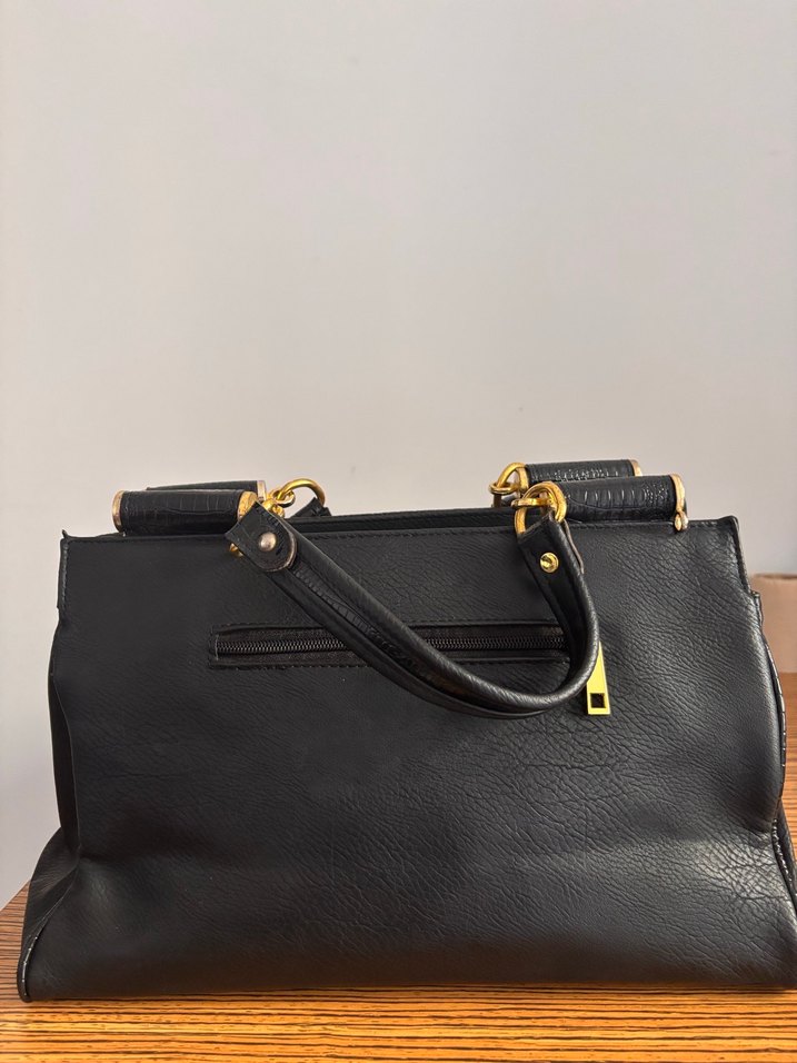 Siyah Deri Gucci Kadın Çanta - Görsel 2