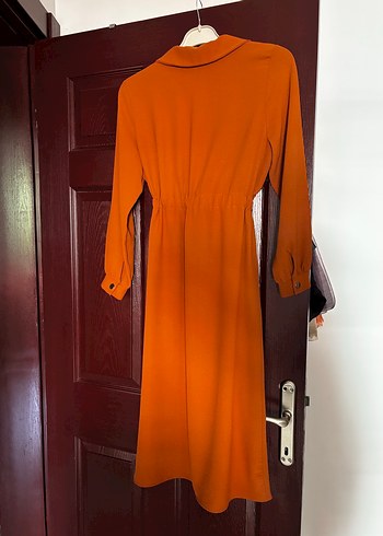 Kahverengi Uzun Kollu Kemerli Tunik - Görsel 6