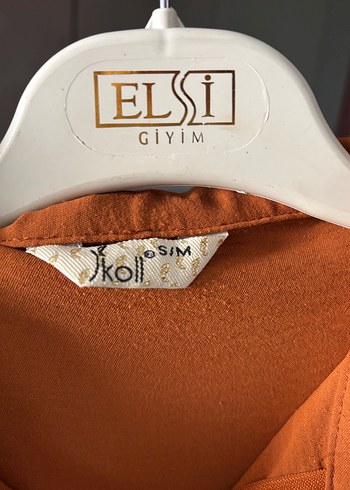 Kahverengi Uzun Kollu Kemerli Tunik - Görsel 5