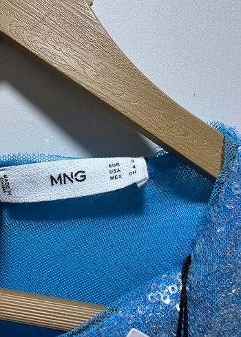 MNG Baskılı Yoga Kayışı Gri ve Mavi - Görsel 2