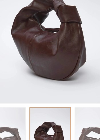 Kahverengi Deri Kadın Çanta - Görsel 2