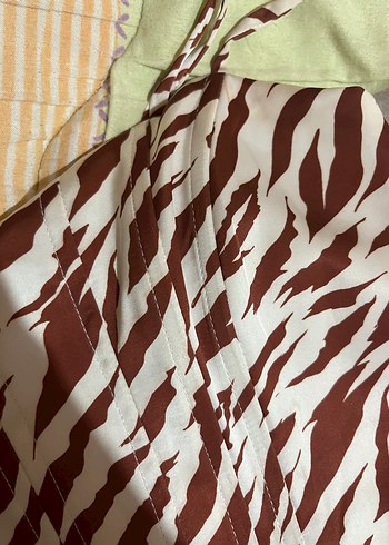 s Beden Zebra Desenli korse crop