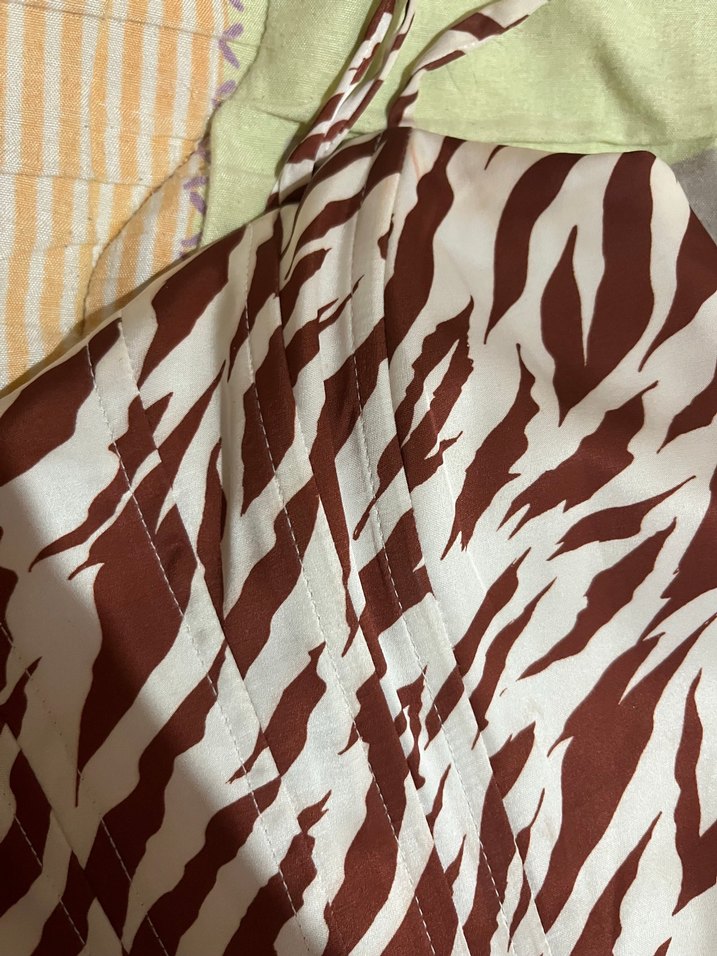 Zebra Desenli korse crop - Görsel 2