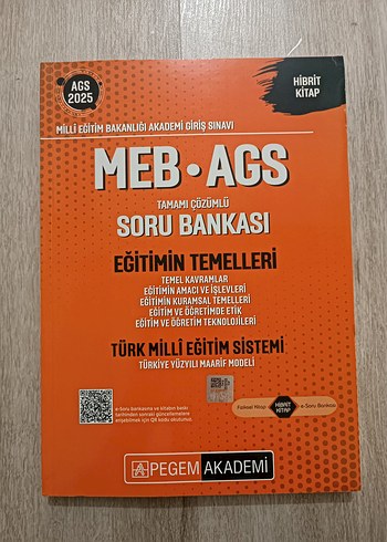 MEB AGS 2025 Tamamı Çözümlü Soru Bankası