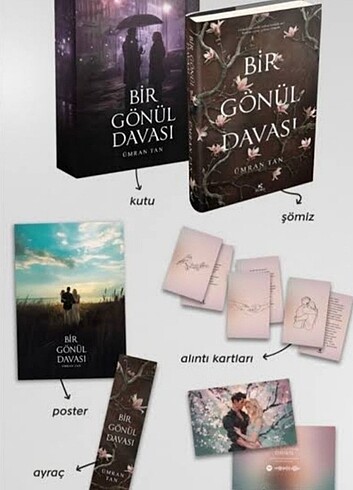 Bir gönül davası kutulu set.
