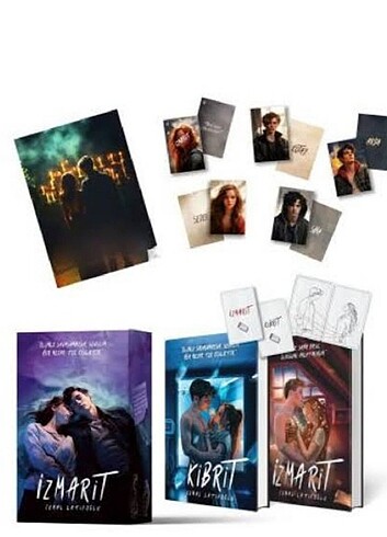 Kibrit izmarit tüm kitap kutulu set.