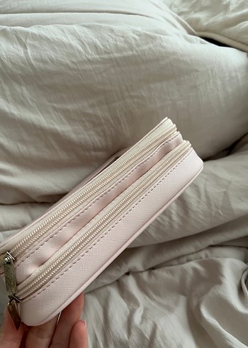 Pudra Pastel Makyaj Fırça Seti ve Taşıma Çantası - Görsel 4