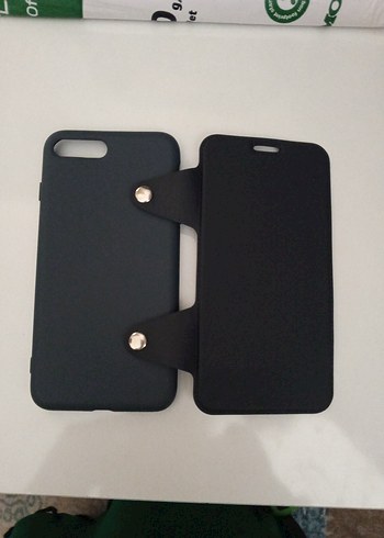 Apple A7 Siyah Kapaklı Telefon Kılıfı ve cüzdan - Görsel 8