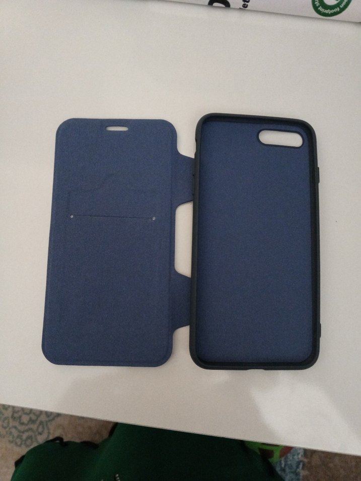 Apple A7 Siyah Kapaklı Telefon Kılıfı ve cüzdan - Görsel 4