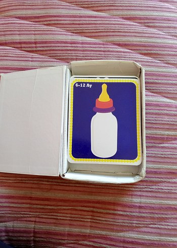 Beden Renk 6-12 Ay Bebekler için zeka kartları