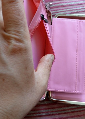 Siyah Deri Püsküllü Paris Temalı Kadın Cüzdanı - Görsel 5