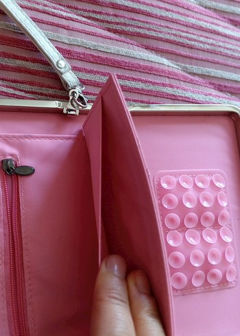 Siyah Deri Püsküllü Paris Temalı Kadın Cüzdanı - Görsel 6