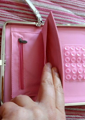 Siyah Deri Püsküllü Paris Temalı Kadın Cüzdanı - Görsel 7