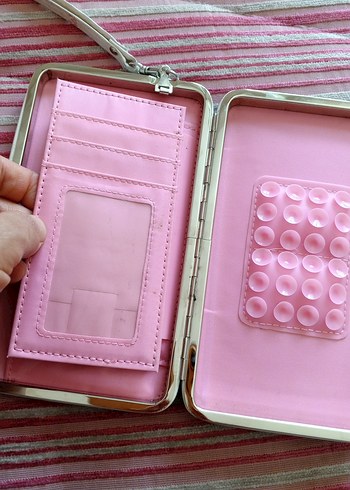 Siyah Deri Püsküllü Paris Temalı Kadın Cüzdanı - Görsel 8