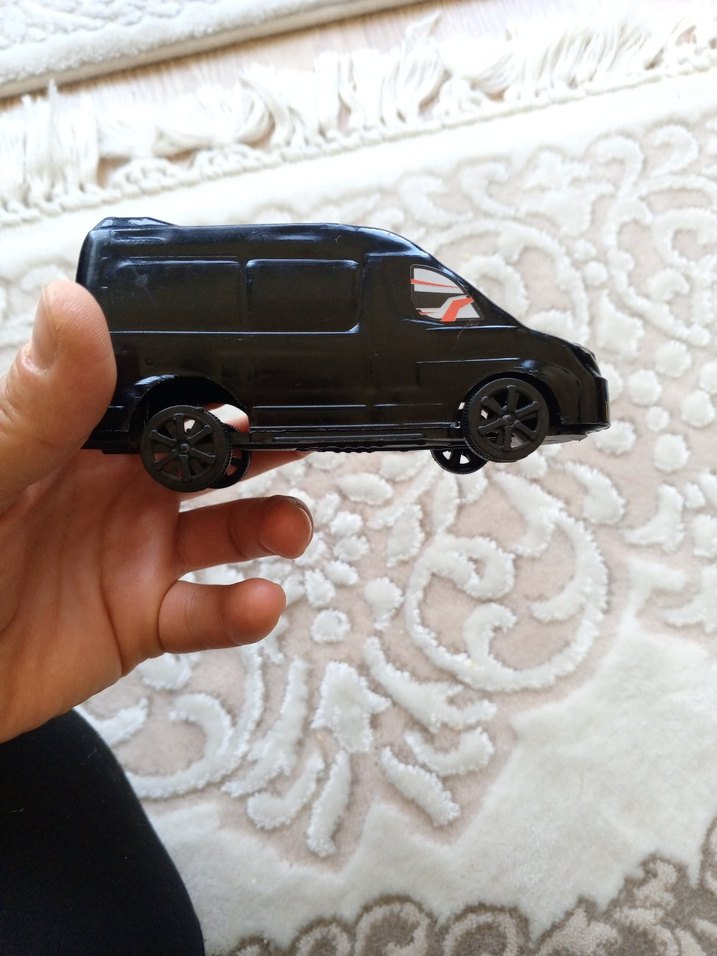 Siyah Minyatür Oyuncak Kamyonet - Görsel 2