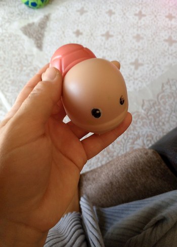 Beyaz Peluş Ayı Oyuncak kurmalı Yengeç, kurbağa, kaplumbağa - Görsel 8