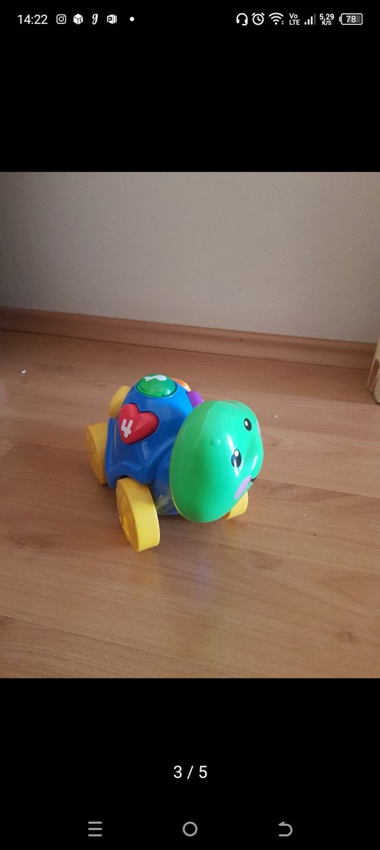 Renkli Müzikli Çocuk Oyuncağı fisher price - Görsel 4