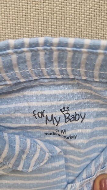 For My Baby ERKEK BEBEK TULUM 3 AY