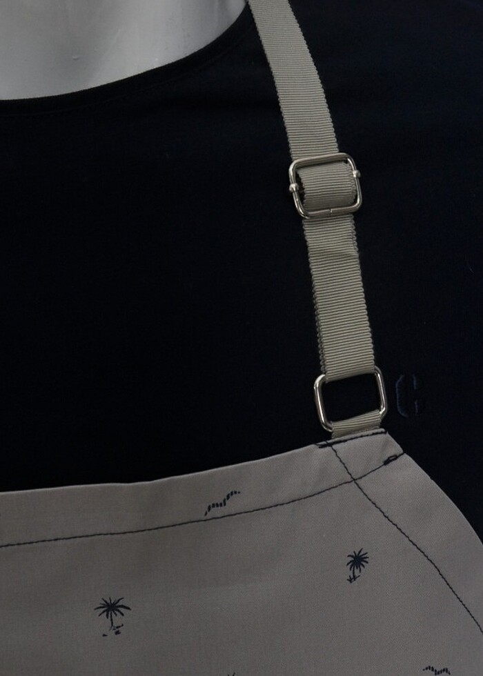 Palmiye Baskılı çok amaçlı önlük - Görsel 3