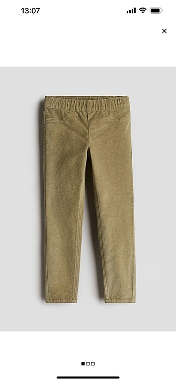 H&M kadife pantolon