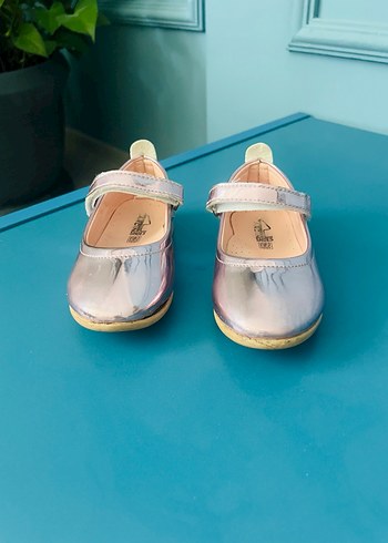 Parlak pembe Tokalı Kız Babet Ayakkabı - Görsel 2