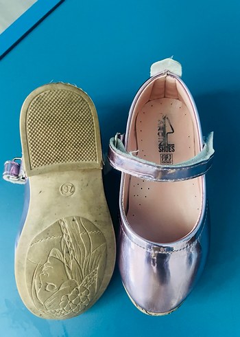 Parlak pembe Tokalı Kız Babet Ayakkabı - Görsel 3