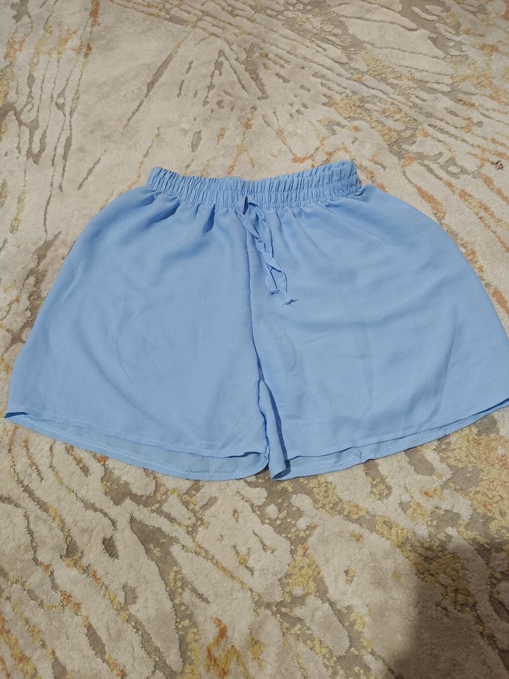 Mavi Mini Kadın Şort - Görsel 3