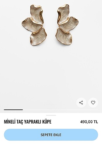 Stradivarius küpe
