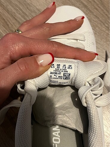 40 Beden beyaz Renk Puma kadın spor ayakkabı
