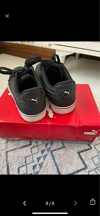 40 Beden SİYAH PUMA SNEAKER UNİSEX