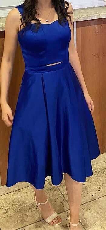 Saks mavisi abiye - Görsel 2