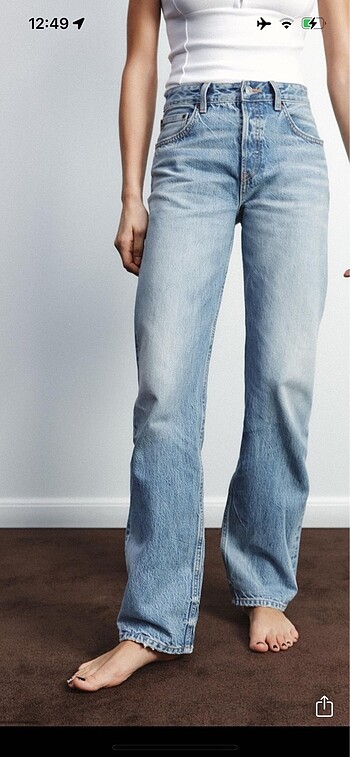 zara straight jean
