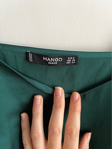 Mango MANGO SATEN BLUZ