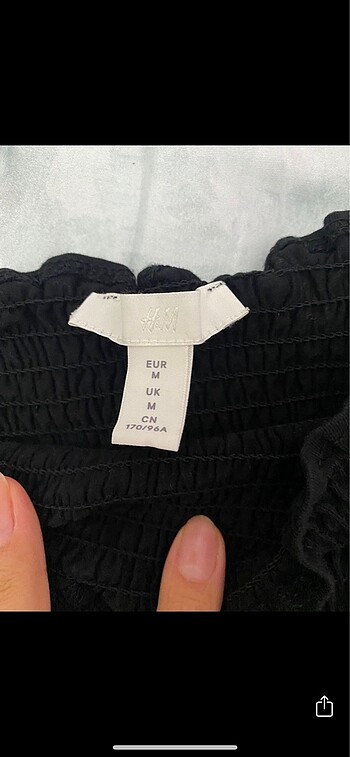 m Beden siyah Renk H&M bluz