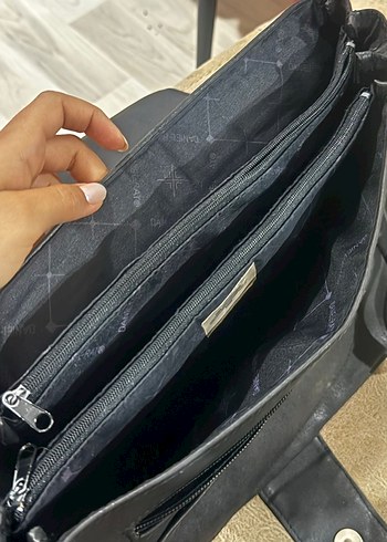 American Vintage Daniel Ray Siyah Omuz Çantası