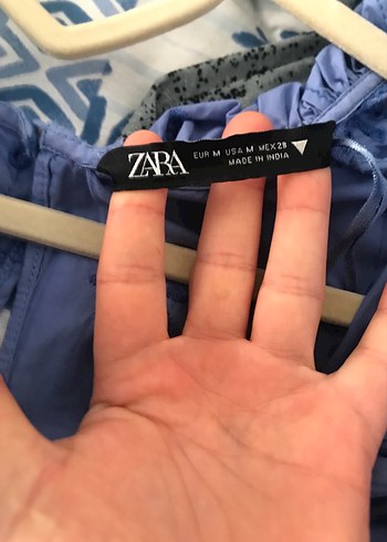 Mavi Nakışlı Uzun Bohem Elbise - Görsel 5