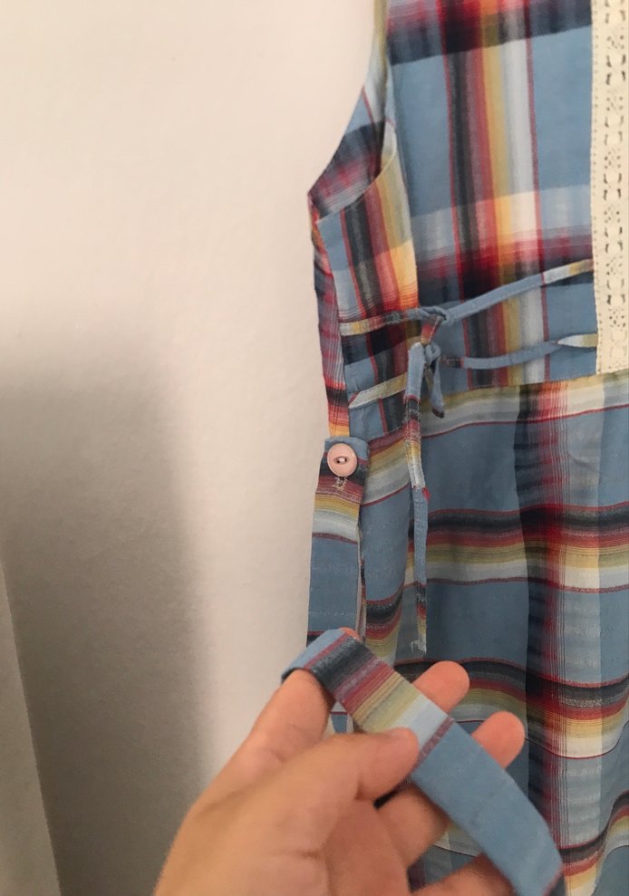 Bohem Çok Renkli Uzun Hamile Elbisesi - Görsel 3