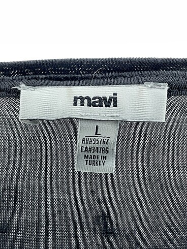 l Beden gri Renk Mavi Jeans Bluz %70 İndirimli.