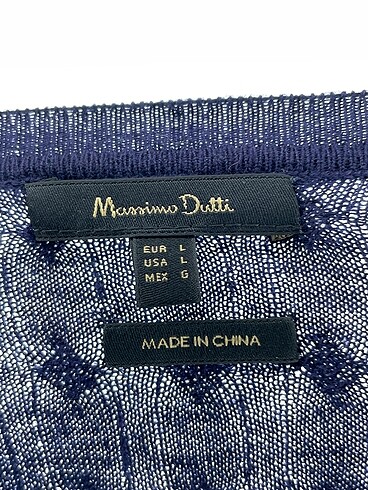 l Beden lacivert Renk Massimo Dutti Kazak / Triko %70 İndirimli.