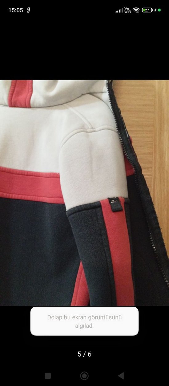 Çok Renkli Erkek Çocuk Fermuarlı Sweatshirt - Görsel 2