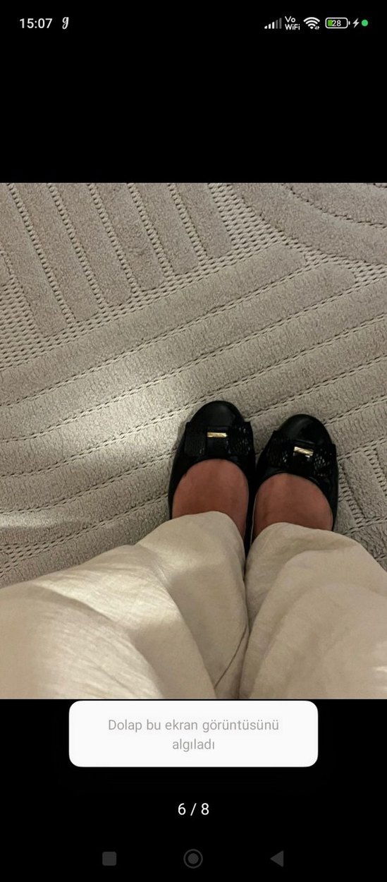 Lacivert Tokalı Kadın Topuklu Ayakkabı - Görsel 4